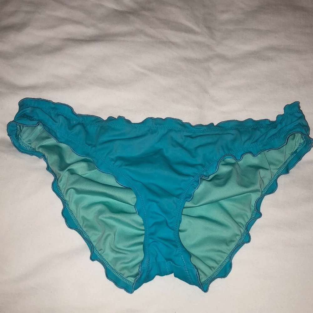Blue bikini bottoms